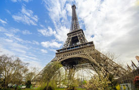 Eiffel Tower in Paris in France