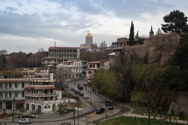 Тбилиси Дорога к храму Самеба