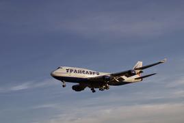 Boeing-747 авиакомпании Трансаэро. 