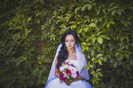 Невеста с букетом