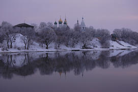 Коломна. Вид на кремль с реки Москвы