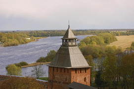 Великий Новгород. Вид на кремль и реку Волхов