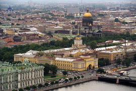 Российская Федерация. Санкт-Петербург. Панорама Санкт-Петербурга. 