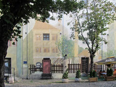 Фасад дома в старом квартале Скадарлия