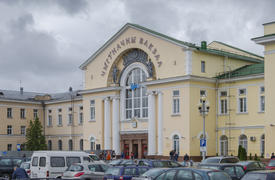 Беларусь, Барановичи: железнодорожный вокзал
