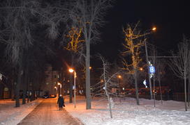 Ночная Казань в Новогодние праздники
