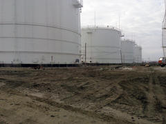 Storage tanks for petroleum products. Equipment refinery                             