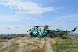 Музейный экспонат боевых вертолетов
