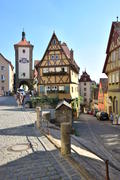 Исторический город Ротенбург в Баварии.