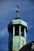 Германия - город Регенсбург. Башня старинного здания 