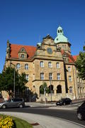 Германия - город Бамберг. Фасад старинного здания
