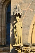 Германия - город Бамберг. Скульптура женщины 