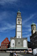 Германия, Аугсбург, башня с часами 