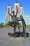 Уличные скульптуры. Астана. Казахстан 