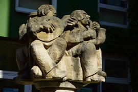 Германия - город Бамберг. Скульптуры 