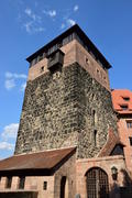 Германия - город Нюрнберг. Фасад исторического здания 