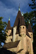 Германия, Аугсбург, Замок с высокими башнями 
