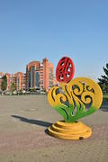 Астана. Уличная скульптура. Казахстан 