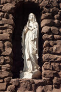 Statue of Virgin Mary in the south of Goa in India
