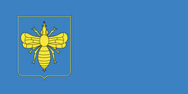 Флаг города Климовичи (Klimovichi). Республика Беларусь