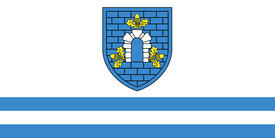 Флаг города Дубровно (Dubrovno). Республика Беларусь