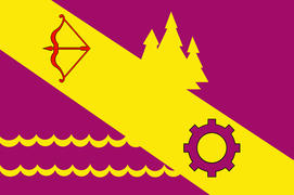 Флаг города Вятские Поляны (Vyatskiye Polyany). Кировская область