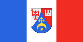 Флаг городского поселка Брагин (Bragin). Беларусь