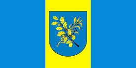 Флаг города Дзержинска (Dzerzhinsk). Республика Беларусь