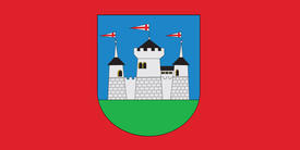 Флаг города Мядель (Myadel). Беларусь