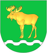 Герб поселка городского типа Россоны (Rossony). Беларусь