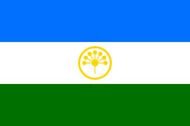 Флаг Башкирии (Bashkortostan)