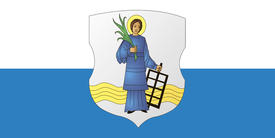 Флаг городского поселка Ушачи (Ushachi). Беларусь