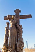 Екатеринбург. Храм-на-крови. Памятник царской семье