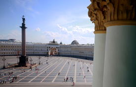 Дворцовая площадь. Вид из Эрмитажа