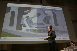Архитектор Хани Рашид на презентации нового музейного комплекса Эрмитаж-Москва