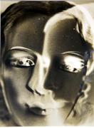 Фото Осаму Сихара. "Двуликая", 1930-е, бромосеребрянная печать.