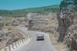 Ливан. Живописные виды скал вдоль одной из трасс 