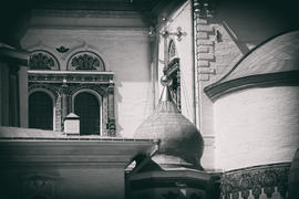 Убранство православных церквей. Фасад храма. Россия 