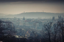 Прага.Вид на город.